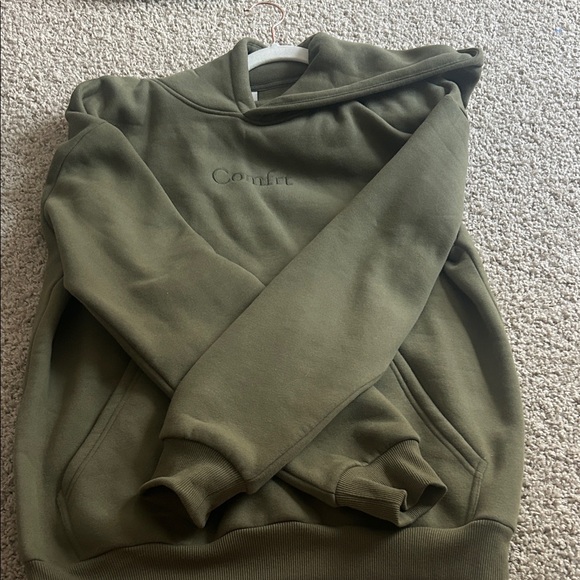 Comfit Olive Men's Hoodie - Picture 1 of 1